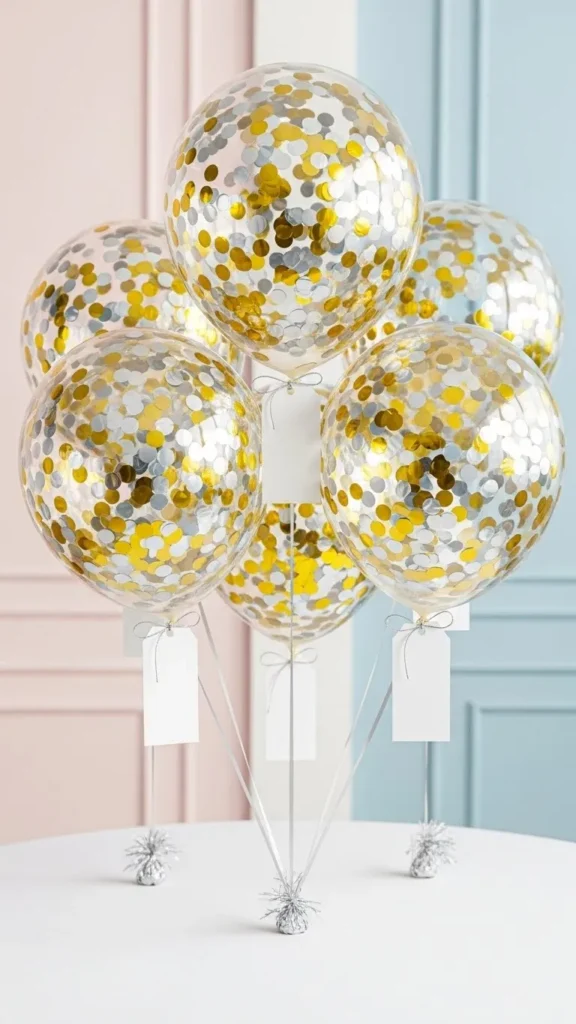Confetti Balloons with Message Tags