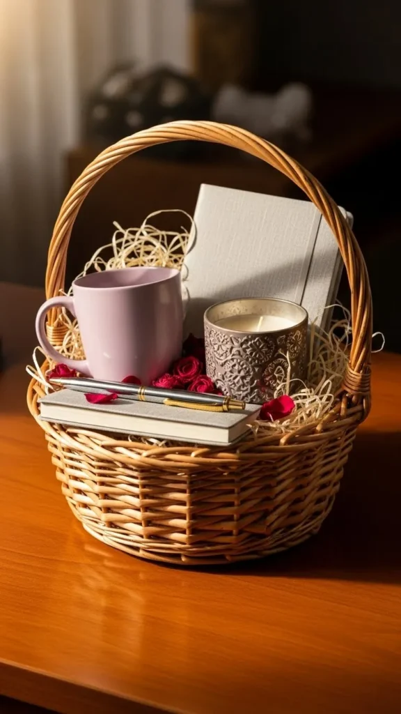 Cozy Home Office Care Basket