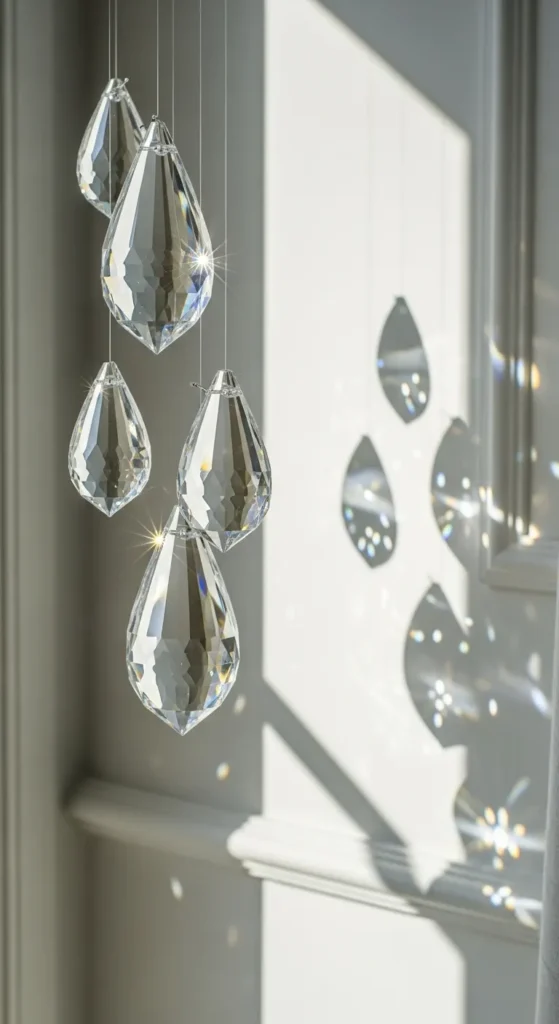 Crystal Teardrop Ornaments