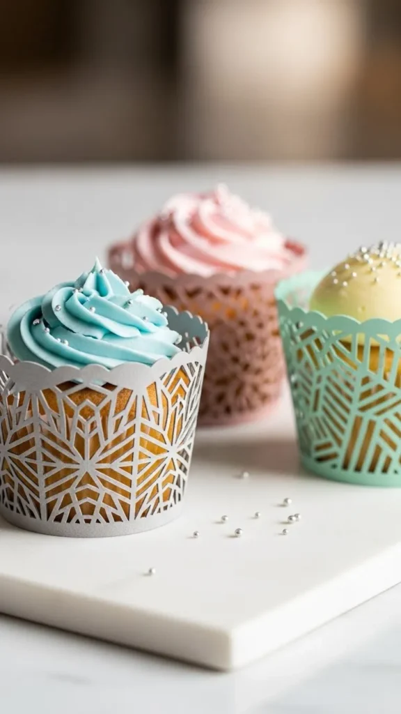 Cupcake Sleeves with Cut Patterns