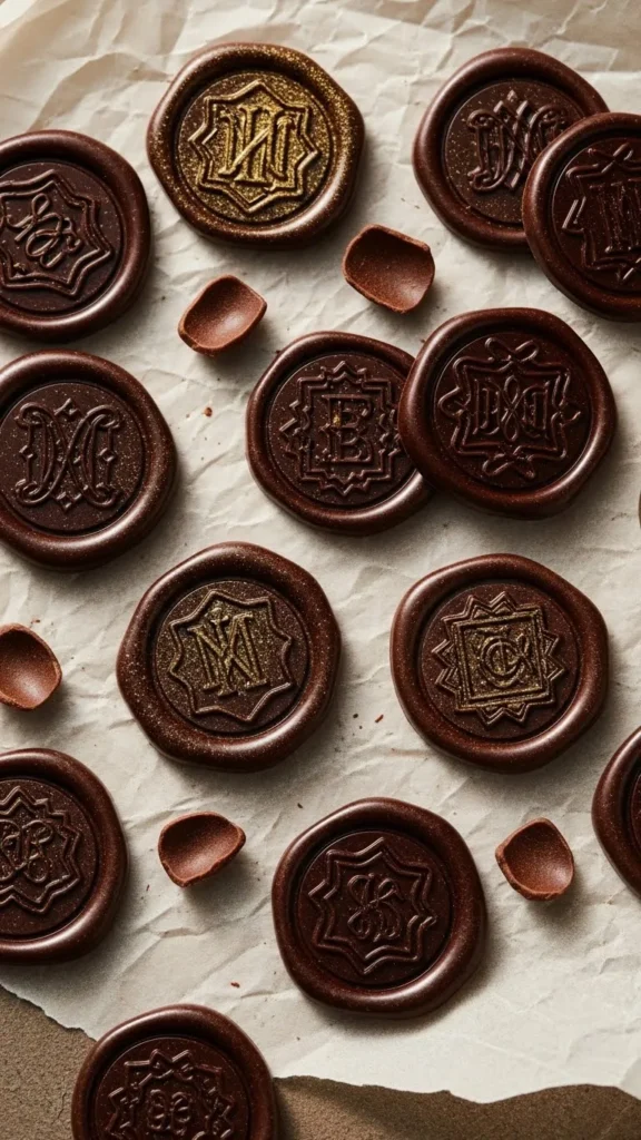 Custom Stamp Seal Chocolates
