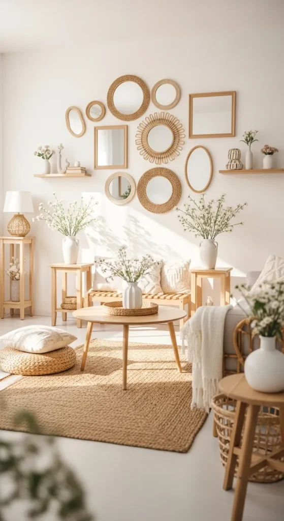 DIY Spring Mirror Decor