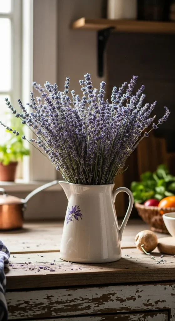 Dried Lavender Kitchen Arrangement