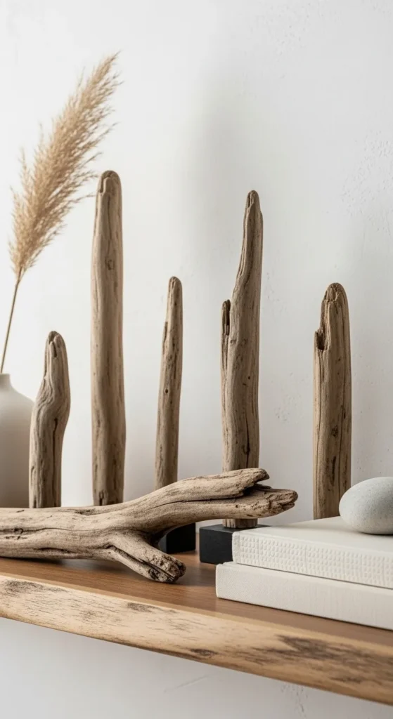 Driftwood Shelf Decor