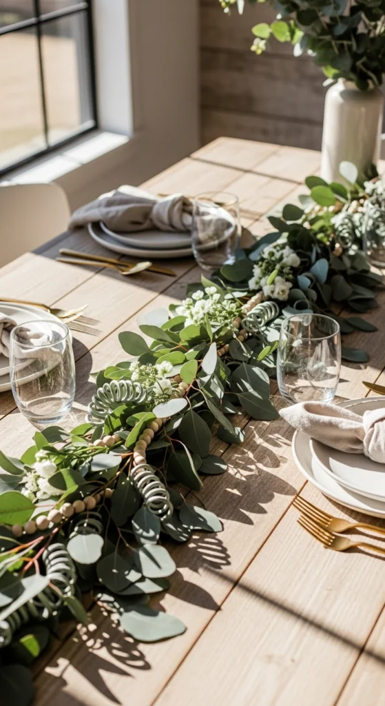 Eucalyptus Runner in a Simple Line