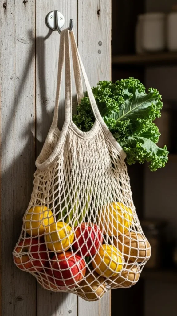 Farmers Market Mesh Tote
