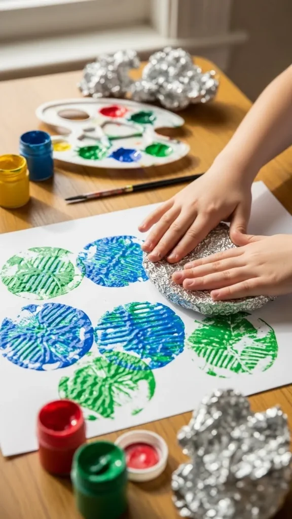 Foil Texture Painting