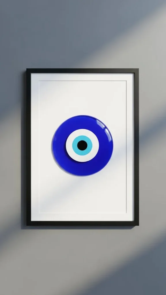 Framed Evil Eye Motifs