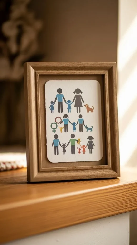 Framed Family Symbols