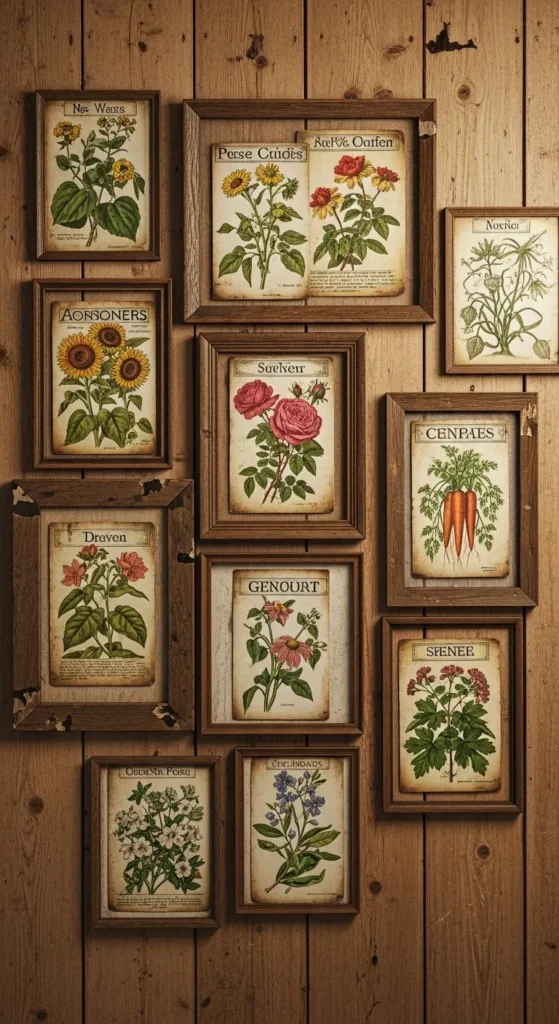 Framed Seed Pack Displays