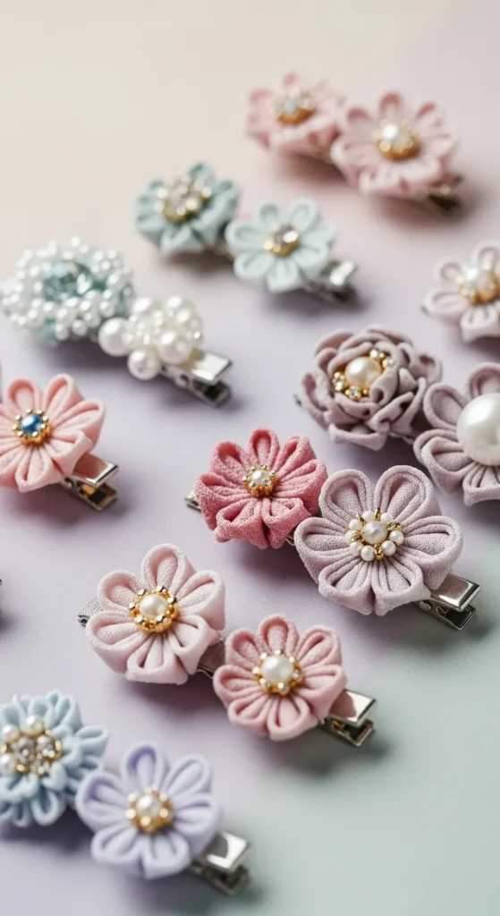 Glitter-Free Hair Clips