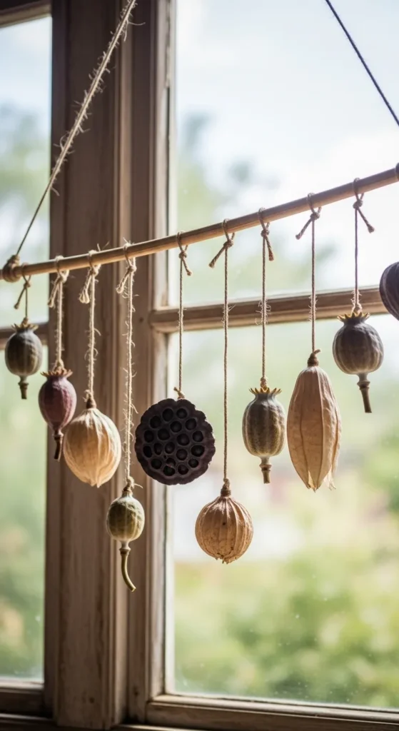 Hanging Seed Pod Decor