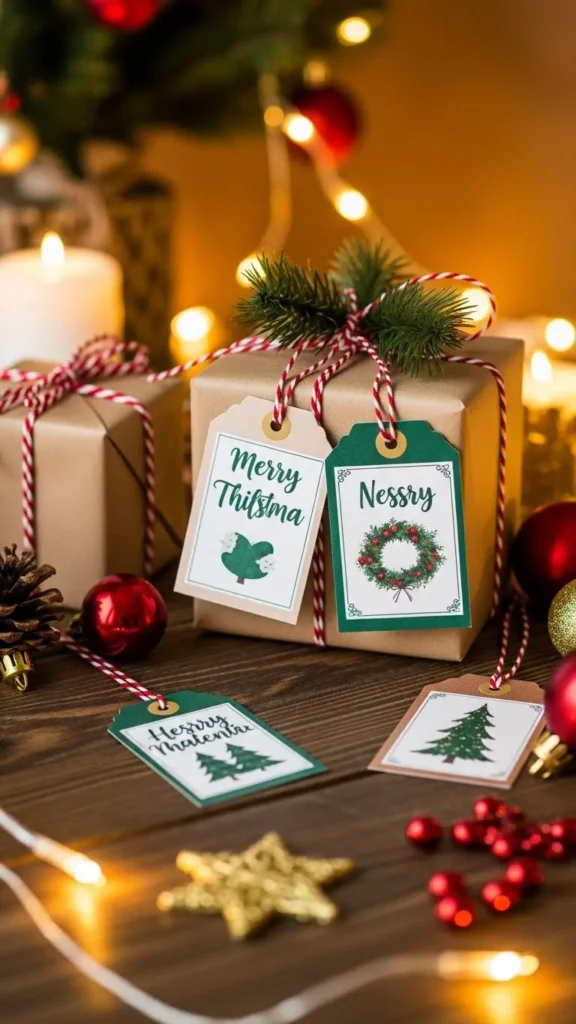 Holiday-Themed Printable Tags