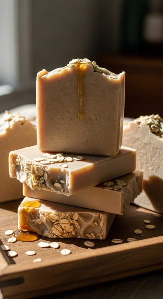 Honey Oatmeal Soap Bars