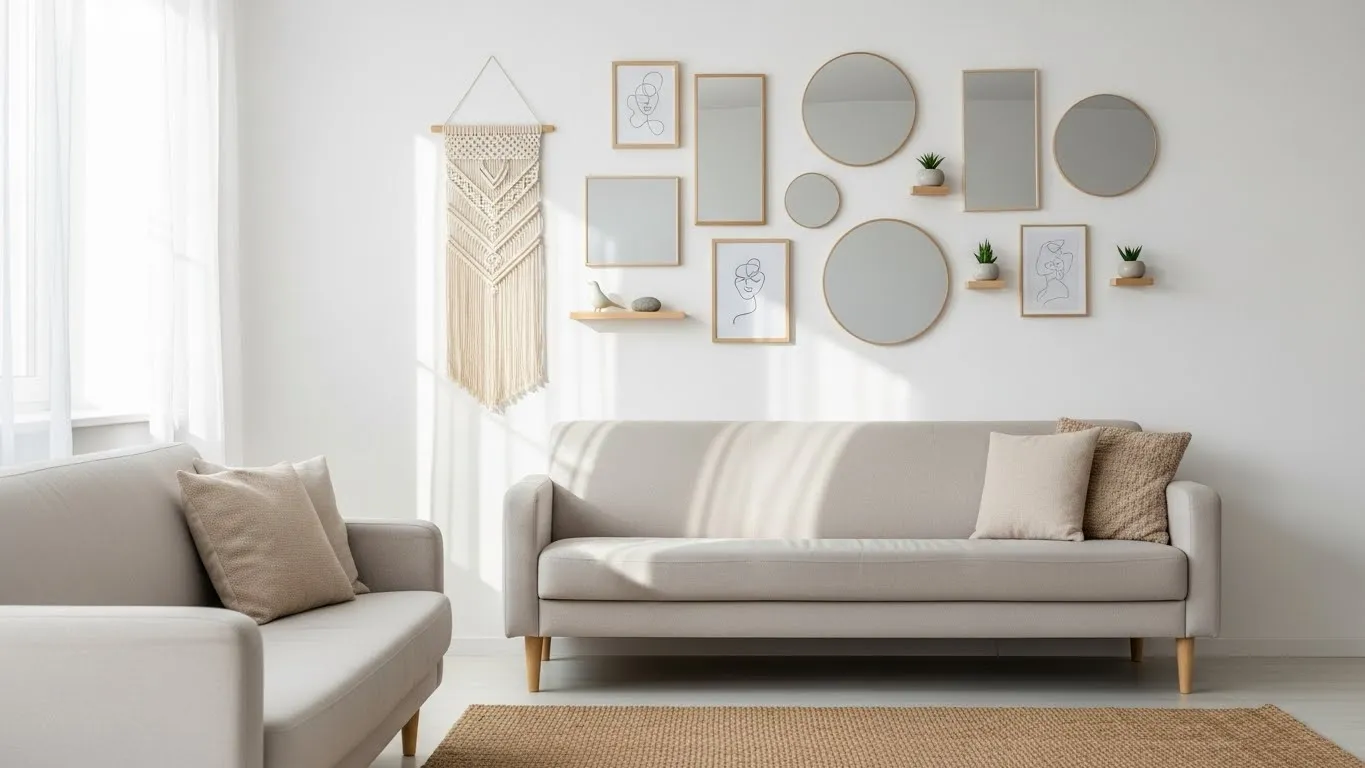How to Decorate Blank Walls Without Expensive Art