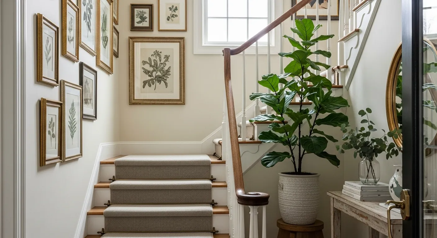 How to Decorate Staircases for a Stunning Entry