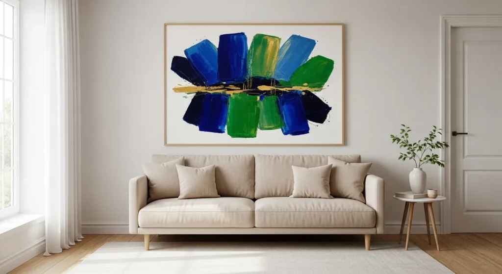 How to Hang Large Artwork Without Drilling Mistakes