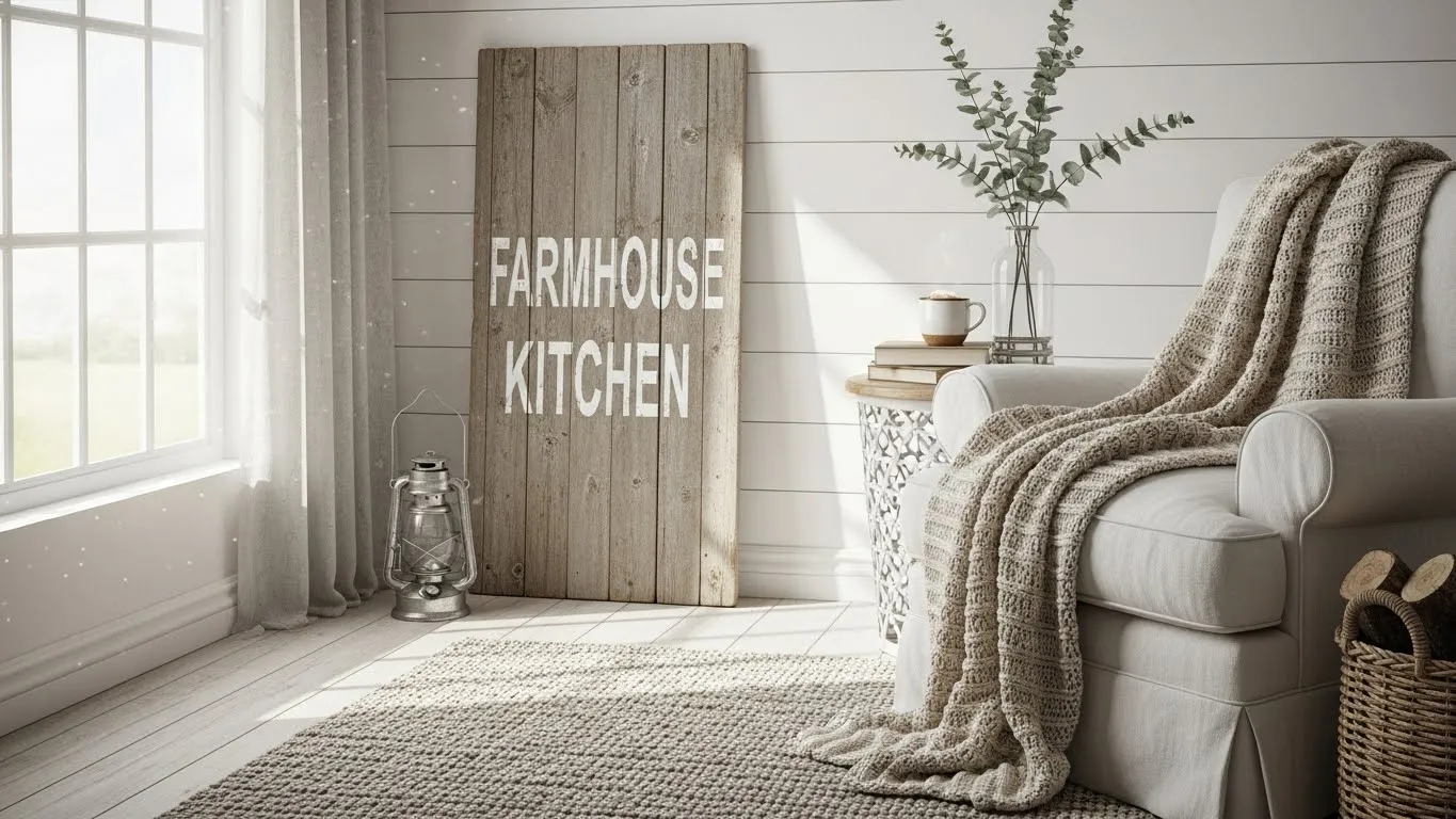 How to Make Rustic Signs for Farmhouse Style Decor