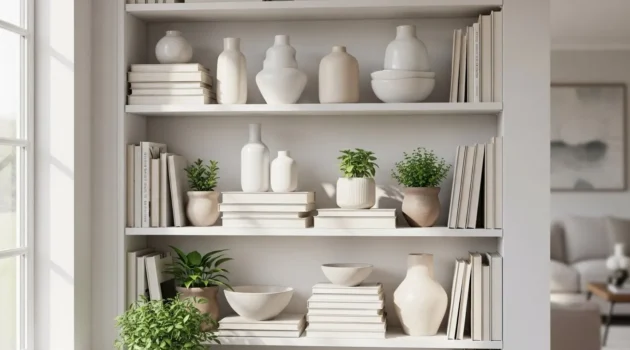 How to Style Bookcases Without Overcrowding