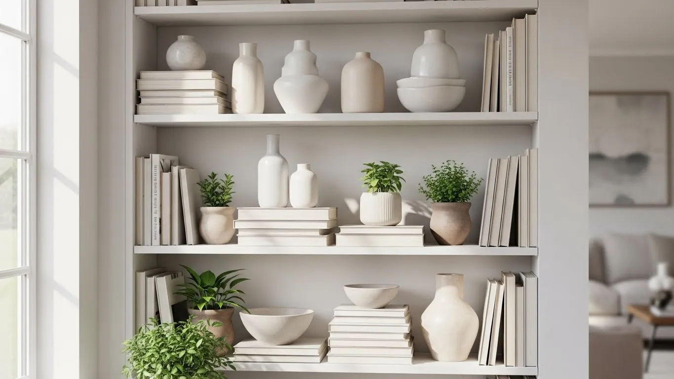 How to Style Bookcases Without Overcrowding
