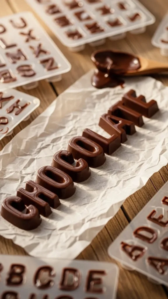 Initial Letter Chocolates