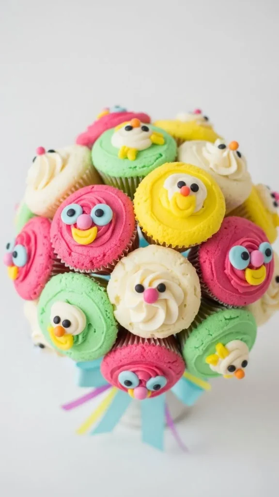 Kids’ Party Cupcake Bouquet