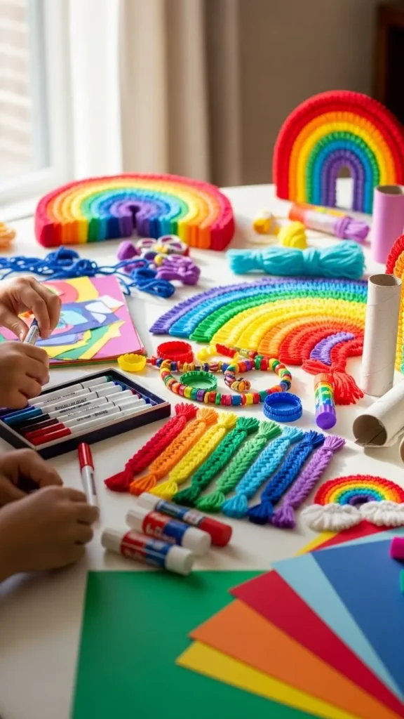 Kids Rainbow Crafts