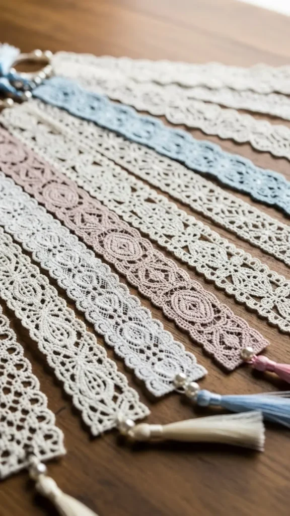 Lace Bookmark Strips