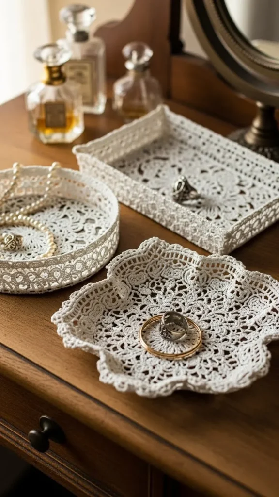 Lace Jewelry Trays