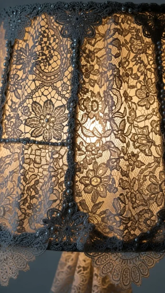 Lace Lampshade Accents