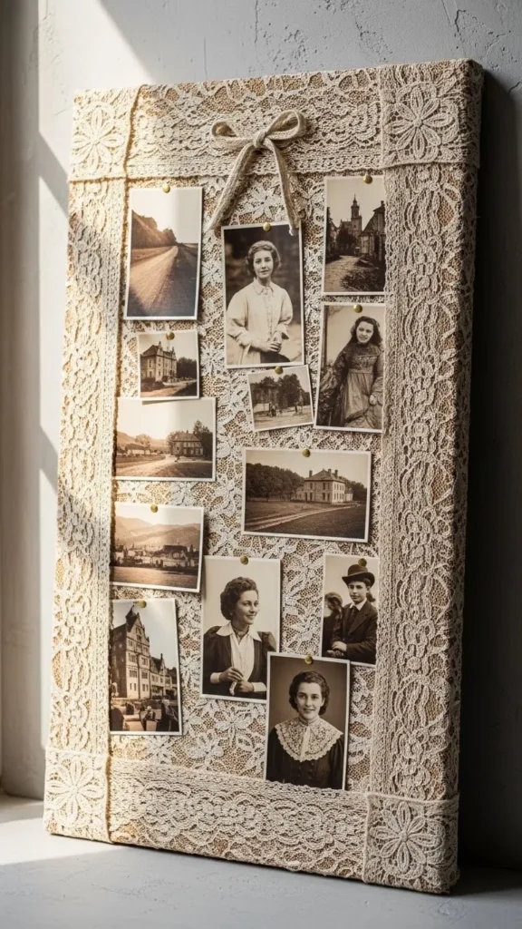 Lace Memory Keepsake Boards