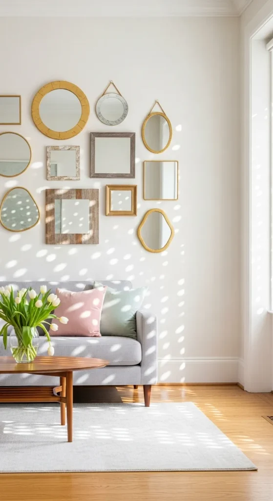 Layered Mirror Gallery Wall