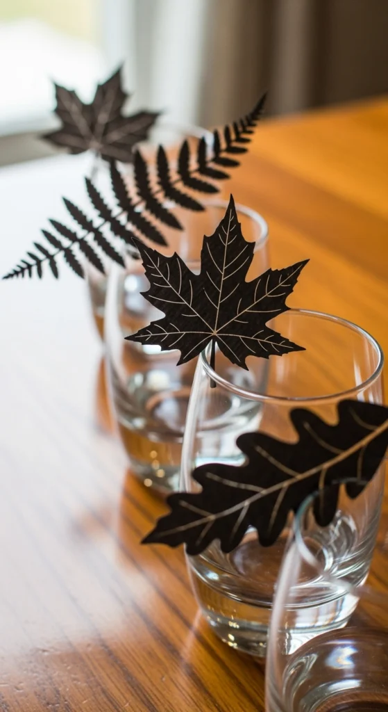 Leaf Cutout Markers