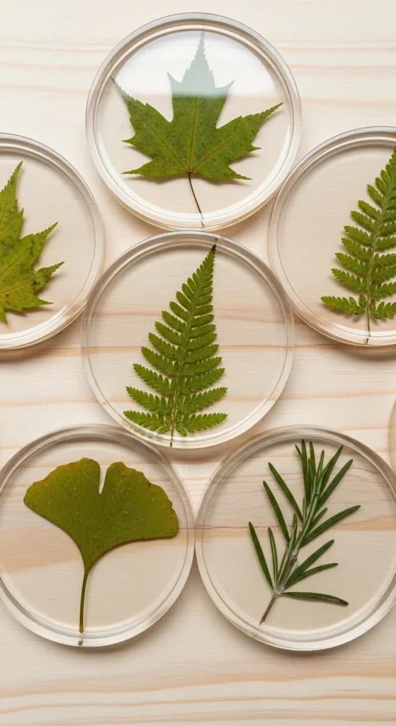 Leaf Resin Coasters