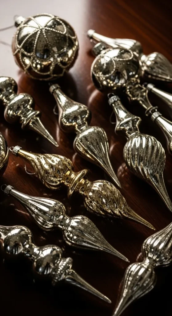 Mercury Glass Finials