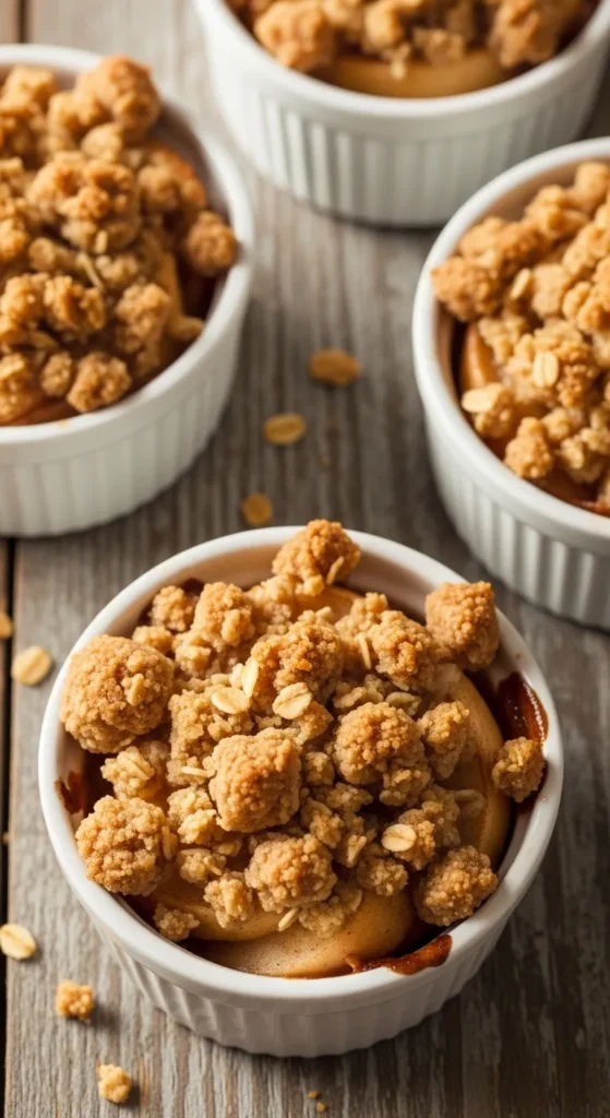 Mini Apple Crisp Cups