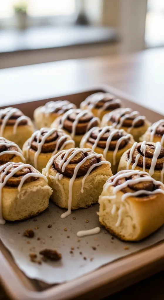 Mini Cinnamon Roll Slices