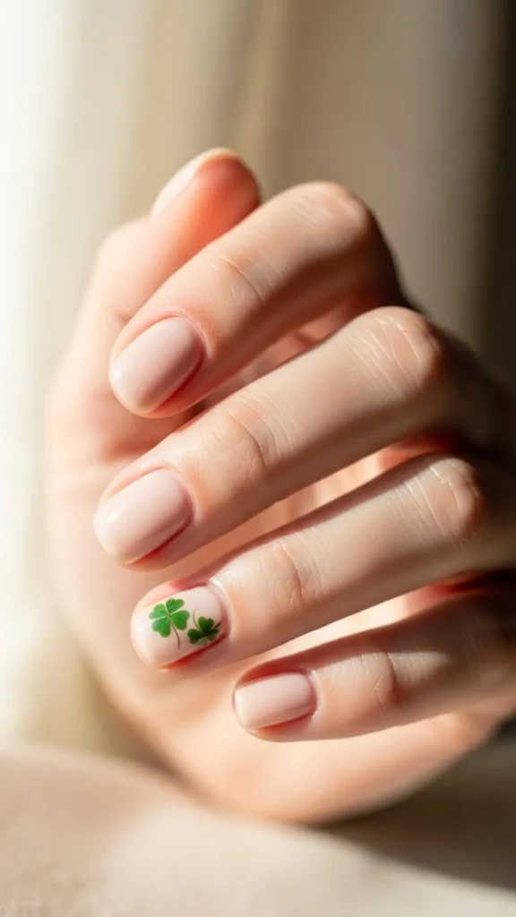 Mini Green Clover Accents