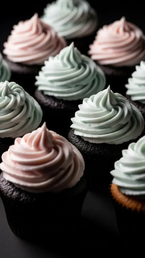 Minimal Black Cupcake Liners