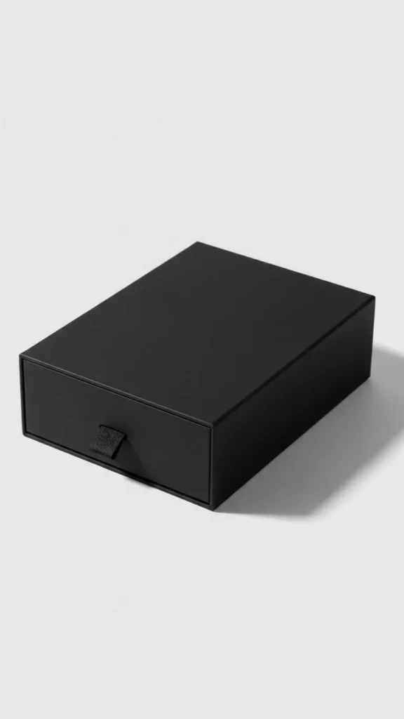 Minimal Black Drawer Box