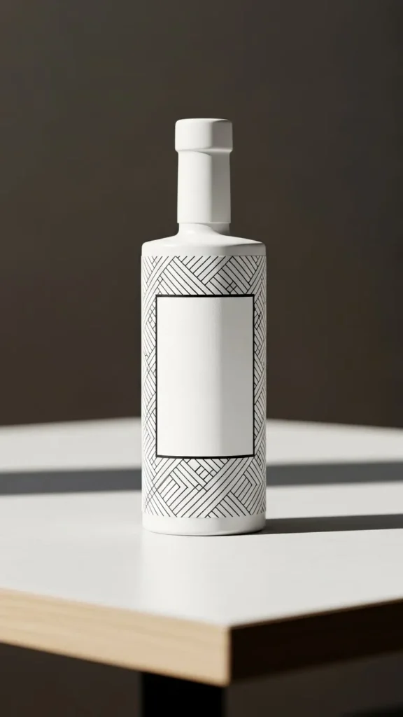 Minimal Black and White Labels