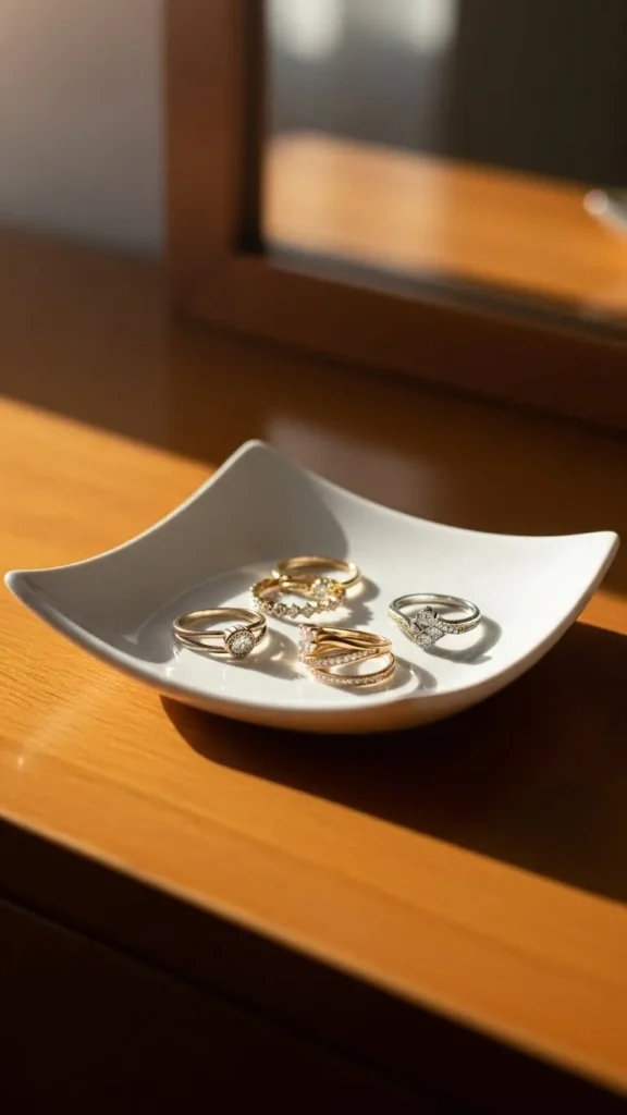 Minimal Ceramic Ring Tray