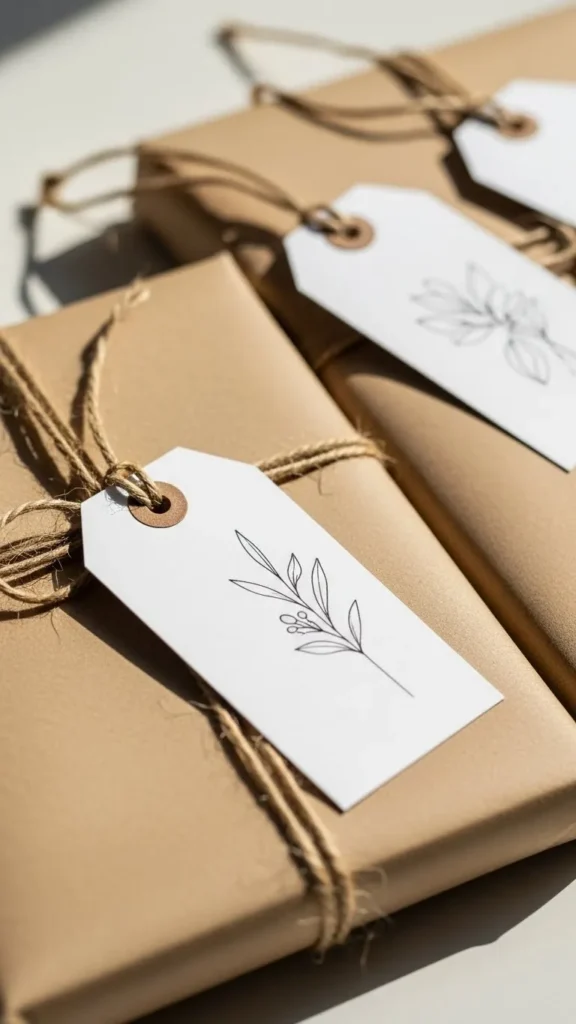 Minimal Line Art Tags