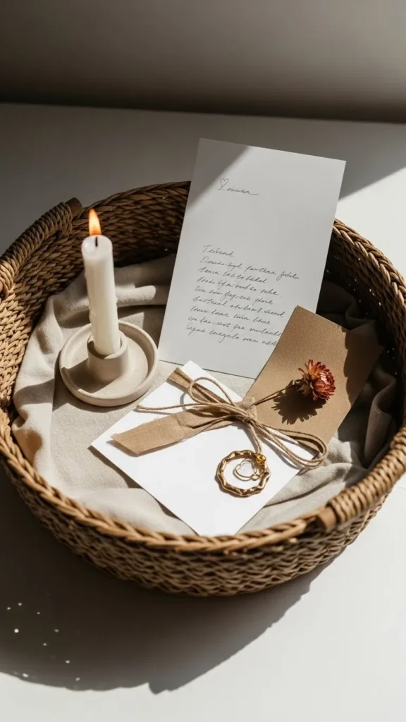 Minimalist Romance Basket