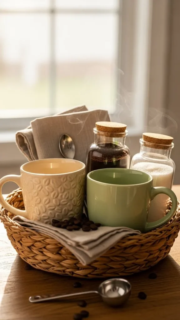 Morning Coffee Moment Basket