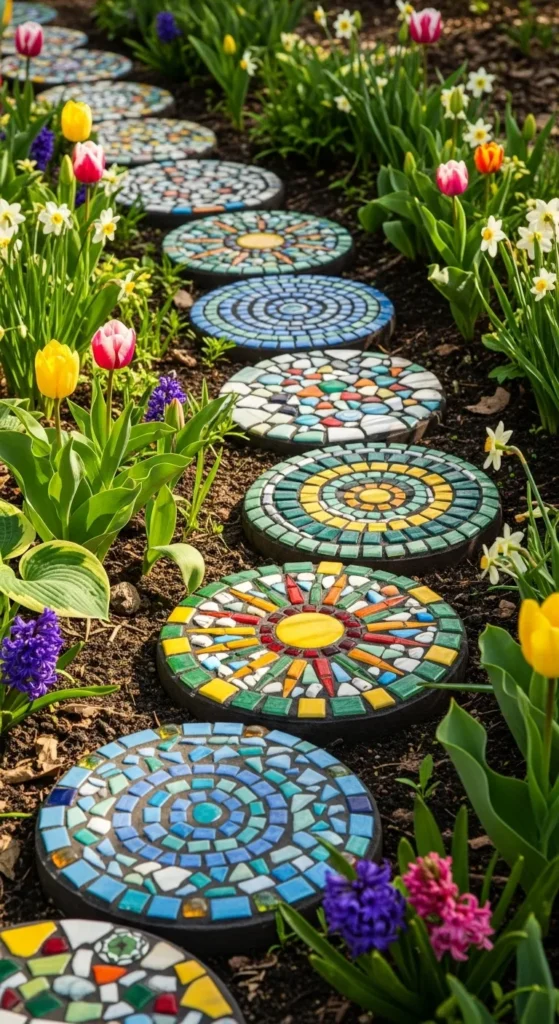 Mosaic Stepping Stones