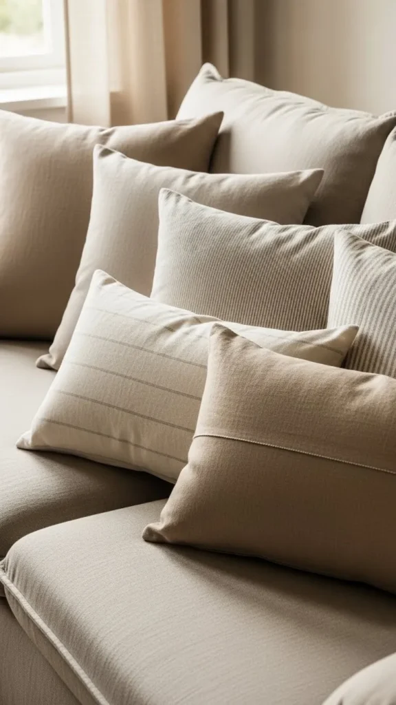 Neutral Linen Pillow Covers