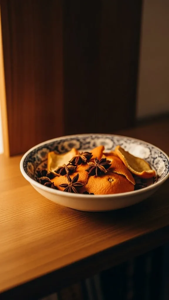 Orange Peel and Star Anise Bowl