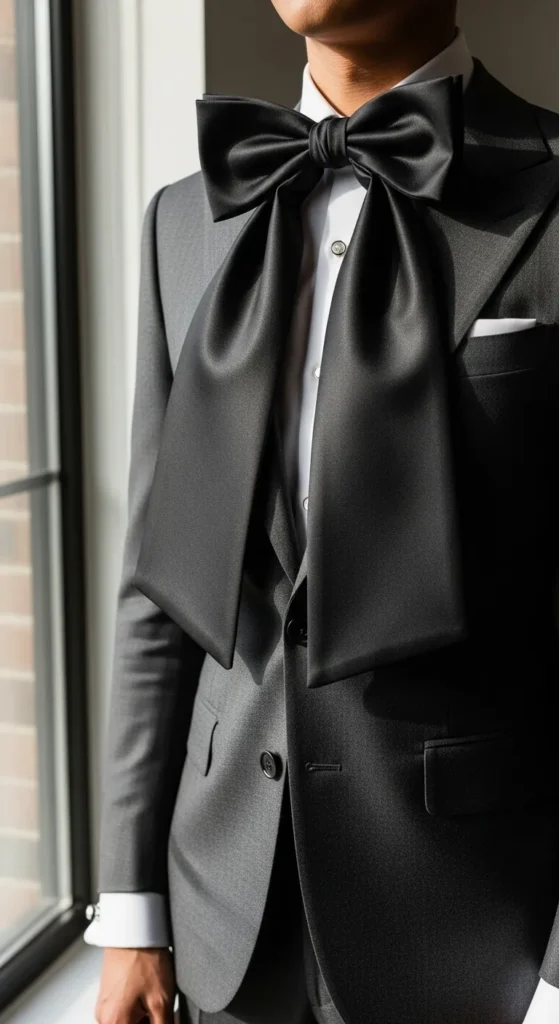 Oversized Statement Bow Tie