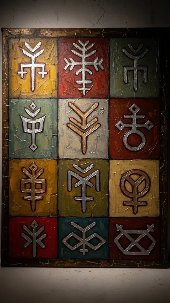 Painted Canvas Sigils